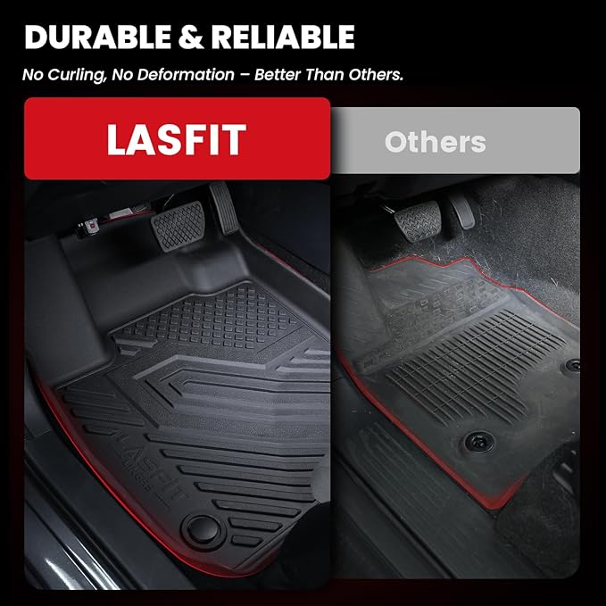 Floor & Cargo & Seatback Mats for Kia Sportage Gas 2026 2025 2024 2023 (Not Fit Hybrid), All Weather TPE Custom Fit Floor Liners with Full Set Car Mats & Trunk Mats Accessories, Black