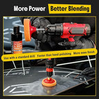 Scratch and Swirl Remover - Car Scratch Remover for Vehicles Paint - Polishing Compound for Cars - Paint Restorer Kit with Pad, Microfiber and Drill Attachment