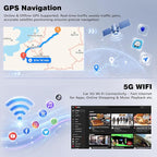 4+64G Car Radio for Toyota Corolla 2004-2008 Wireless Carplay Android Car Stereo, 9 Inch Touchscreen with Android Auto 5G WiFi GPS Navigation AHD Backup Camera FM RDS Radio Receiver