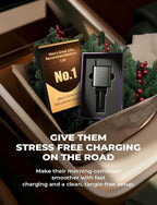 Retractable Car Charger, 84W Car Charger USB C Fast Charger Adapter, Car Accessories for Men Women, Gifts for Fathers Day for Men Dad Husband, for iPhone 17 16 15 14 13 12 Pro Max, Christmas | Multiple Ports Car Charger, Retractable Car Charger F...