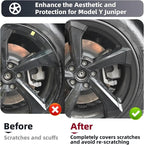 19 in Rim Protector for Model Y Juniper 19" Crossflow Wheel Cover All-in-one Car Tire Trim Ring Rim Case Hubcap for Tesla ModelY 2025 2026 Juniper Accessories
