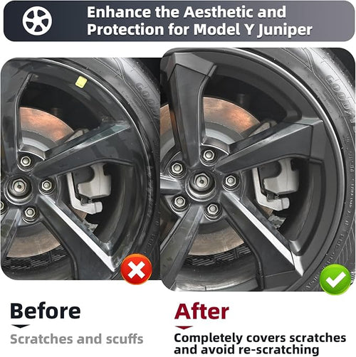 19 in Rim Protector for Model Y Juniper 19" Crossflow Wheel Cover All-in-one Car Tire Trim Ring Rim Case Hubcap for Tesla ModelY 2025 2026 Juniper Accessories