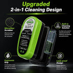 Upgrade Automotive Windshield Oil Film Remover Brush - Reusable, Heavy-Duty Microfiber Scrubber for Stubborn Grime, Bugs, Sap on Car Glass, Windows, Mirrors - Car Glass Cleaning Tool