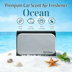 Stone Air Freshener - Car Odor Eliminator - Long Lasting Scent - Car Scent - VISOR CLIP INCLUDED (Ocean)