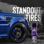 Untouchable Tire Shine Spray – Long-Lasting Wet Tire Finish for Deep Gloss & Protection – Waterproof Tire Shine, Easy Application, Premium Tire Cleaner Shine 13oz (12PK)
