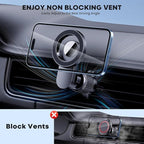 Car Phone Holder for Magsafe [3700gf Magnetic] 360° Adjustable Cell Phone Mount, Phone Holders for Your Car Accessories Pad Phone Holder for iPhone 17-12 Series