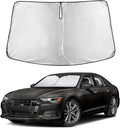 Windshield Sunshade Compatible for Audi A6 2019-2023 2024 2025, Sun Visor for Front Windshield & Window Sun Shade Cover, UV Heat Blocker & Protector, Car Accessories