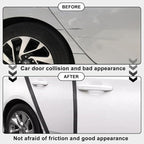 Universal Car Door Edge Guard, 2.7In x 33Ft Door Sill Protector, Automotive Anti-Collision Strip for Door Edge/Front and Rear Bumper/Door Sill Protector, Fits for Most Car, Black
