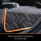 Bench Dog Seat Cover, Oxford Cloth Vehicle Seat Cover for Car/SUV/Small Truck, Universal Fit, Black, Waterproof, Heavy Duty, Nonslip, Machine Washable