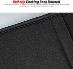 [Upgraded] Car Center Console Cover with 2 Storage Bags - Premium Nappa Leather Armrest Cover, Scratch & Wear Resistant, Waterproof Car Interior Accessories (Black)