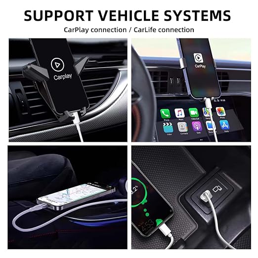 Replacement iPhone 17 Car Carplay Apple Cable Cord for iPhone 17Air 16E 16 15/17 Pro Max, Plus, iPad 10th Gen, iPad Pro 12.9/11, iPad Air 5/4th Gen, Mini 6th Gen USB A to USB C Fast Charger Cable