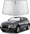 Windshield Sunshade Compatible for Audi Q5/SQ5 2009-2015 2016 2017, Sun Visor for Front Windshield & Window Sun Shade Cover, UV Heat Blocker & Protector, Car Accessories