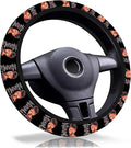 African Style Steering Wheel Cover 15" Universal Neoprene Steering Cover | Western Black Car Accessories Decor Non-Slip Fit Auto SUV Truck, African Gifts for Women Men Birthdays Festivals