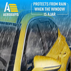 Extra Durable Window Deflectors in-Channel Window Visors Rain Guards Fit for Hyundai Tucson 2022-2026, Sun Visors, Wind Vent for Shades, Exterior Car Accessories - 4pcs. AG0943