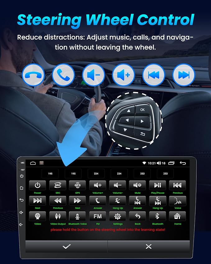 Car Radio Stereo for Ford F150 2009-2014: Android 13 9 inch Touchscreen Head Unit Wireless CarPlay Android Auto GPS Upgrade 5G WiFi SWC FM AM RDS DSP Free Backup Camera