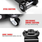 Low Profile Floor Jack 1.5 Ton (3000 lbs), Heavy Duty Hydraulic Car Jack with Storage Case, Single Piston Quick Lift Pump, 135-305mm (5.3"-12") Lifting Range（1.5T with case）