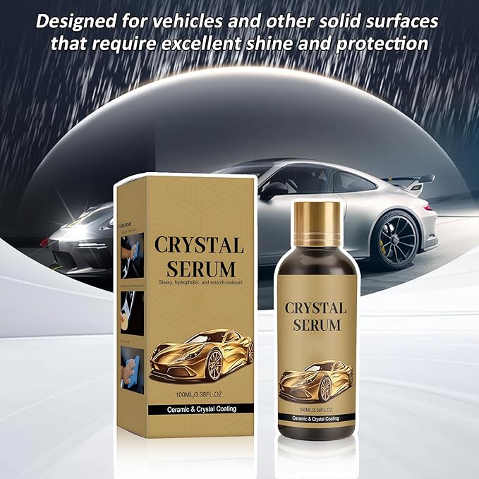 2Pcs PTZ Crystal Serum for Cars,PTZ Advanced Graphene Ceramic Coating for Cars,9H Graphene Coating for Auto Car Detailing,Quick Effect Car Coating Spray,Nano Coat Restore for Paint,Glass & Wheel