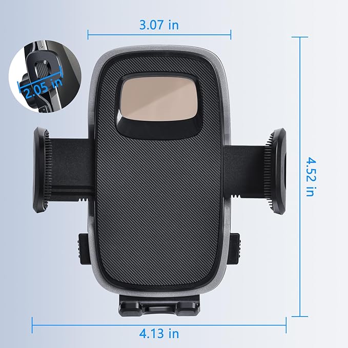 Custom Fit Phone Mount for Ford Bronco with Custom Base | Car Phone Holder for Ford Bronco 2021 2022 2023 2024 Car Accessories