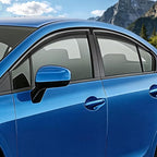Window Visors for Honda Civic Sedan 2012 2013 2014 2015, Tape-On Rain Guards Outside Mount Vent Visors Window Deflectors Smoke Tint, 4PCS