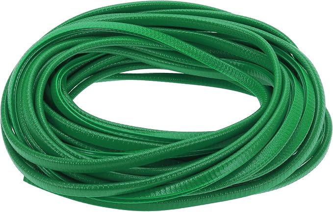 Universal Car Door Edge Protective Sealing Strip U-Type Door Scratch Protection Guard, 49.21ft 15m, Anti-scratch Collision, PVC Iron, Green