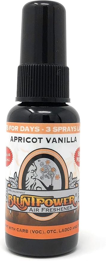 (Apricot Vanilla, 1 Pack) Concentrated Odor Eliminator & Diffuser Oil - Room Deodorizer, Odor Eliminator, Air Freshener - Premium Oil Based Air Freshener