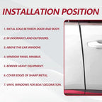 16FT (5M) Car Door Edge Protector, Universal U Shape Trim Molding Rubber Seal Protector with Fits Most Cars (Black)