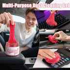 Car Cleaning Gel (Pink,Sakura) Cleaning Putty Universal Dust Cleaning Car Interior Cleaner Keyboard Dust Remover Car Slime Gifts for Men Women girl（1 pack）