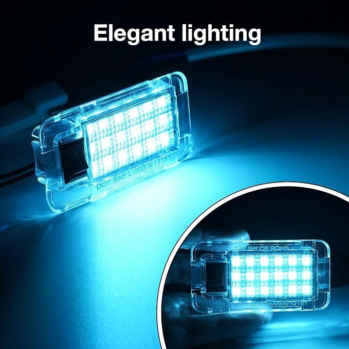 LED Luggage Compartment Light Fits for Toyota RAV4,Trunk Ceiling Lights Lamps,Decorative Atmosphere Lamp,Interior Replacement LED Lights Lamps,Car Accessories (Ice-Blue for Toyota RAV4 2022-2025)