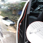 33Ft(10M) Long Car Door Edge Guards,U Shape Edge Trim Rubber Seal Protector Rubber Car Door Protector Car Protection Door Edge Anti-Collision Rubber Clips Fit for Most Car| White