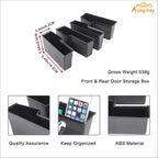 Car Front Rear Door Storage Box Compatible with Ford Maverick 2022-2026, 4Pcs Door Storage Box Glove Organizer Tray Door Organizer Handle Pocket Tray Insert Glove Pallet Tray Interior Accessories
