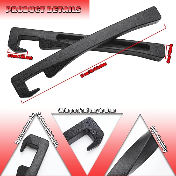 Corolla Seat Gap Filler, Car Seat Gap Filler Organizer Stop Things from Dropping Customized Interior Accessories for Car, Black Pack of 2