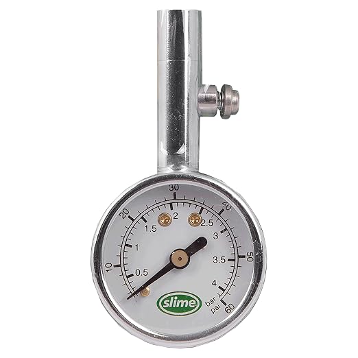 20048 Dial Gauge, Analogue, Mini, 5-60 psi with Bleeder Valve