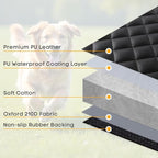 Waterproof Scratchproof Pet Bench Seat Covers for Cars, SUVs, Nonslip Durable Back Seat Cover for Dogs, Washable Backseat Protection