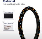 Guitarist Steering Wheel Cover, Non Slip Polyester Car Wheel Protector for Car SUV Truck, Universal 15 Inch