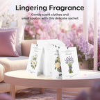 12 Packs Scented Sachets for Drawer and Closet, Long-Lasting Potpourri Bags Closet Air Freshener Home Fragrance Sachet 3 Scents Options- Lavender, Bloomy Flower, Gardenia