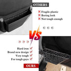 Z8 Metal Front Door Pockets for 2007-2018 Jeep Wrangler JK JKU 2/4 Storage Stainless Steel Door Side Insert Organizer