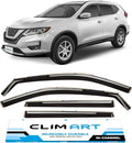 in-Channel Incredibly Durable Rain Guards for Nissan Rogue 2014-2020 SUV, Original Window Deflectors, Vent Deflector, Vent Window Visors, Dark Smoke Car Accessories, 4 pcs - 614156