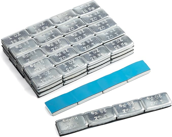Upgraded Wheel Weights 1oz - 72PCS Adhesive Stick on Wheel Weights, 72 oz/Box, Perfect for Cars/Trucks/SUVs/Motorcycles
