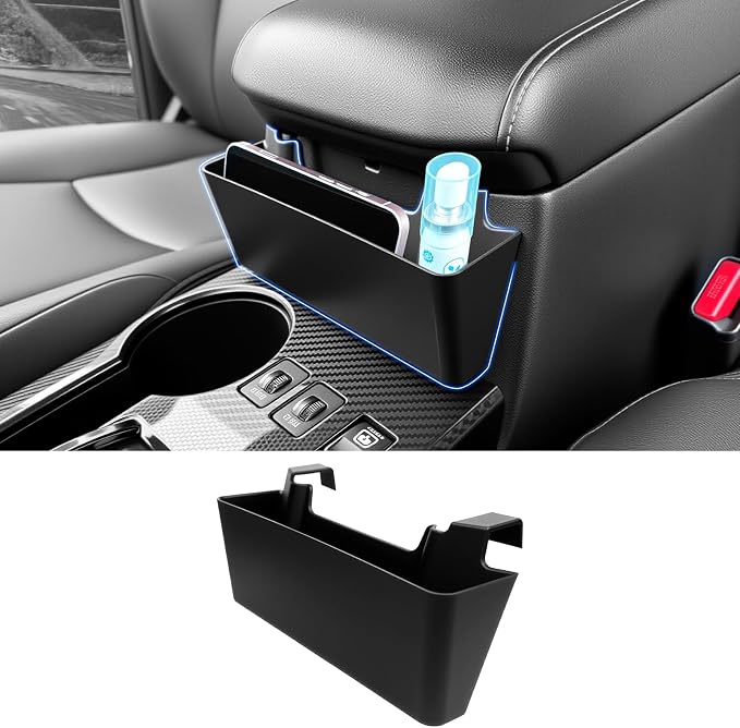 Center Console Organizer Tray Fits for 2010-2024 Toyota 4Runner Armrest Hanging Storage Box Compatible with 4Runner Interior Accessories (Console Hanging)