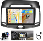 2+64GB for Hyundai Elantra 2007-2010 Android Car Stereo, 9 Inch Touchscreen Car Radio with Wireless Carplay, Android Auto, GPS Navigation, WiFi, Bluetooth, FM RDS, EQ + AHD Backup Camera