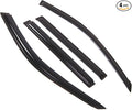 Outside Mount Window Vent Visors Rain Guards Compatible with Toyota Sienna 2004-2010 | Side Window Wind Deflectors Rain Shields | Smoke Tinted, 4 Pcs Set, DGWV-444
