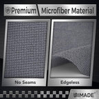 Microfiber Cleaning Cloth, 400 Pack Microfiber Towels for Cars Commercial Grade Work Rags Bulk Detailing Cloth for Automotive Bar Mechanic Restaurant Garage Housekeeping, 11.5"x 11.5", Grey