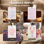 Pastel Pink Beach Air Freshener Diffuser Hanging for Car Interior Closet Drawer Home 4 Pcs, Preppy Coastal Seashell Lobster Girly Aesthetic Car Accessories Mirror Decor