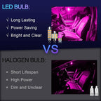 24PCS LED Interior Replacement Bulbs, Interior Car Lights, Dome Light LED Car Bulb Kit Set T10 31 mm 42 mm, Used for Map Dome Lights and License Plate Courtesy Lights Accessories (Pink)