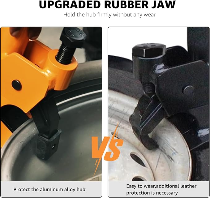 BESTOOL Manual Tire Bead Breaker with Rubber Pad, Tire Change Tool for Aluminum Alloy Hubs, ATV Tire Operation, Tractors, Trucks, Cars, Heavy Duty Tires Car Repair
