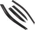 WD2-416 Dark Smoke 4 Pcs Set Window Visor (Outside Mount) Deflector Rain Guard Compatible with 1997-2001 Toyota Camry