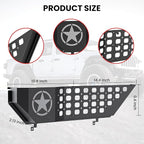 Metal Front Door Pocket Storage Box for Jeep Wrangler JL JLU 4XE 2018-2026 & Gladiator JT 2020-2023 2024 2025 2026 Accessories Door Organizer Storage Molle Panels (Not for Power Seats), 2PCS