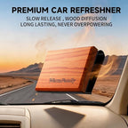Car Air Freshener - The Original Wood Air Freshener, Long Lasting Odor Eliminator for Cars, Trucks & SUVs, Eco Friendly Vehicle Scent Diffuser, 2 Pack Scent Refill （Pine-Grove）CLIP INCLUDED
