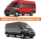 Silver RV Windshield Cover for Ram ProMaster 2014-2026 | Fits ProMaster 1500 2500 3500 Van, Hail Protector, Waterproof Snow Cover