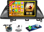 【Qualcomn Chipset】 8 Core 4+64GB Android 15 Car Stereo for Honda Odyssey 2005-2010, 10 Inch Touch Screen Carplay Android Auto Radio DSP Hi-Res Picture in Picture+AHD Backup Camera Voice Assistant